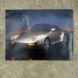 Vintage 1993 Porsche 959 Poster - 24 x 18